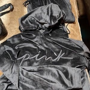 PINK- Victoria’s Secret velour sweatsuit - Size Large